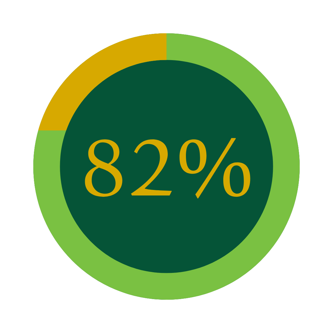 So far, we've put 82% of your Scrutiny recommendations in place.